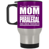 Nice Profession Black Mugs - I Have Two Titles - Mom - Paralegal