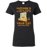 Happiness Is Falling Asleep T Shirts