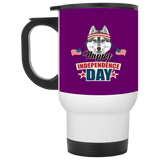 Husky - Happy Independence Day Mugs Ver 2