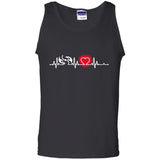 Heart Beat Red Physiotherapist Tshirt For lover