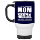 Nice Profession Black Mugs - I Have Two Titles - Mom - Paralegal