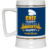 Chef Daddy Makes Their Daughter Happy Mugs
