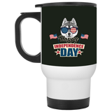 Husky - Happy Independence Day Mugs Ver 1