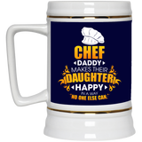 Chef Daddy Makes Their Daughter Happy Mugs
