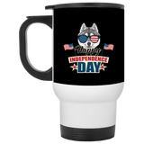Husky - Happy Independence Day Mugs Ver 1