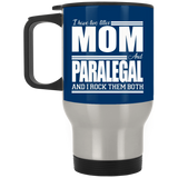 Nice Profession Black Mugs - I Have Two Titles - Mom - Paralegal
