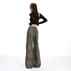 Autumn Streetwear Casual Slimming Low Waist Loose Wide Leg Pants